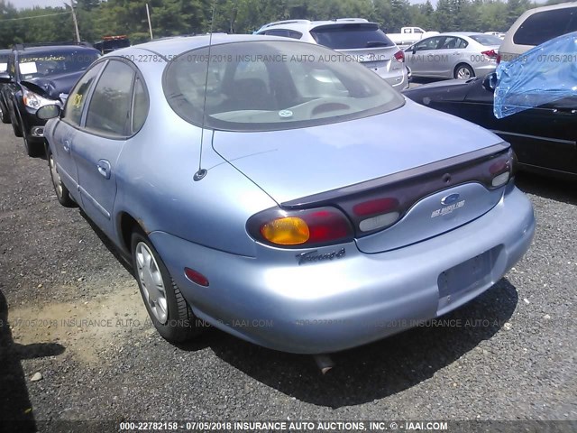 1FALP51U2VG138148 - 1997 FORD TAURUS G Light Blue photo 3