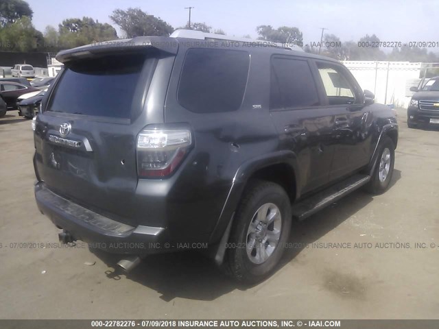 JTEZU5JR9F5103141 - 2015 TOYOTA 4RUNNER SR5/LIMITED GRAY photo 4