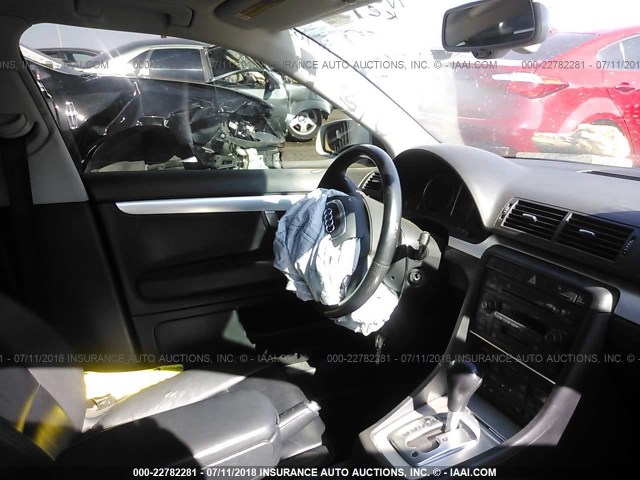 WAUDF78E66A272805 - 2006 AUDI A4 2.0T QUATTRO WHITE photo 5