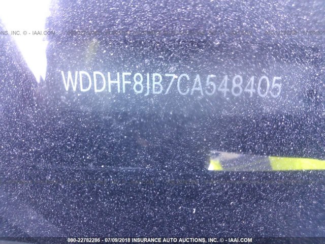 WDDHF8JB7CA548405 - 2012 MERCEDES-BENZ E 350 4MATIC GRAY photo 9