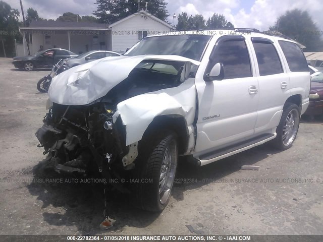 1GKEK63U86J159888 - 2006 GMC YUKON DENALI WHITE photo 2