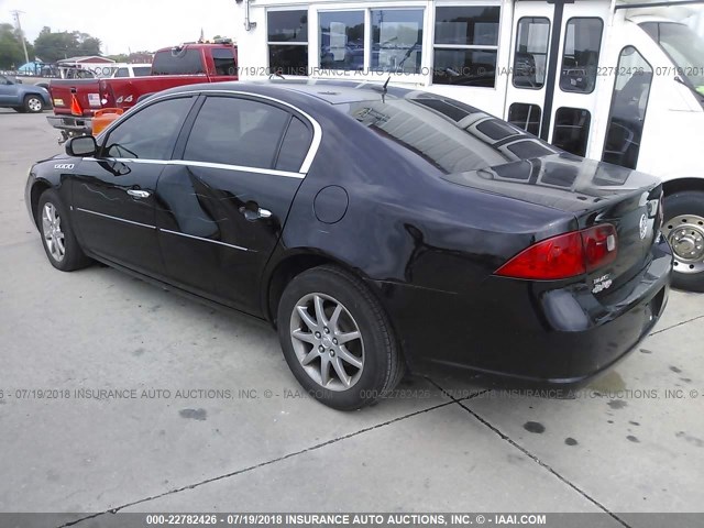 1G4HR57Y27U175205 - 2007 BUICK LUCERNE CXL BLACK photo 3