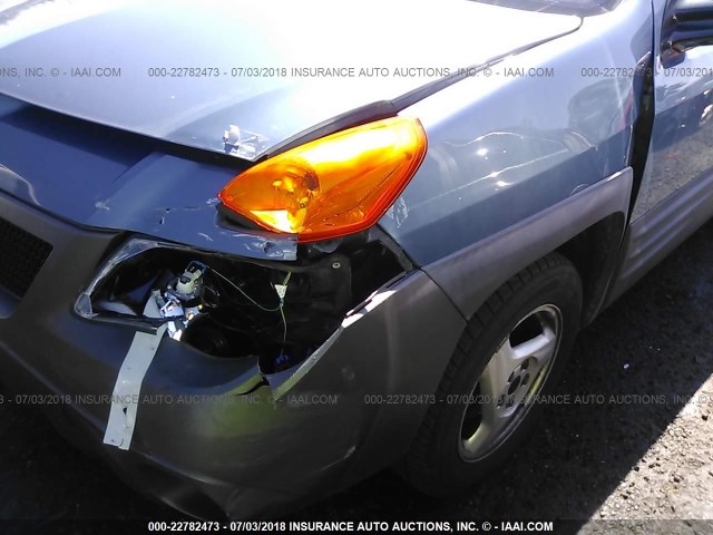 3G7DA03E31S509790 - 2001 PONTIAC AZTEK BLUE photo 6