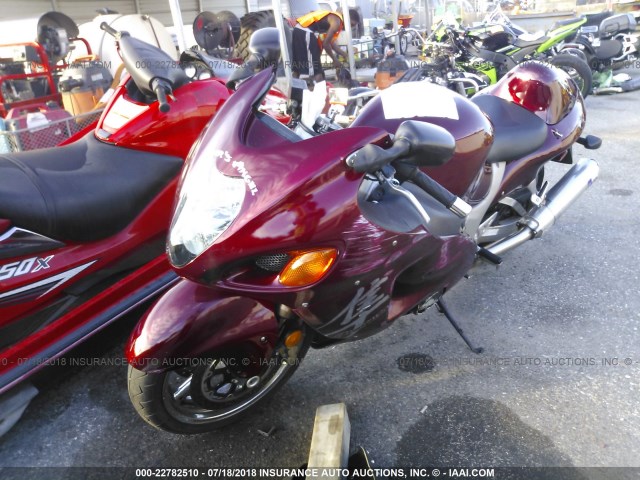 JS1GW71A832101769 - 2003 SUZUKI GSX1300 R BURGUNDY photo 2