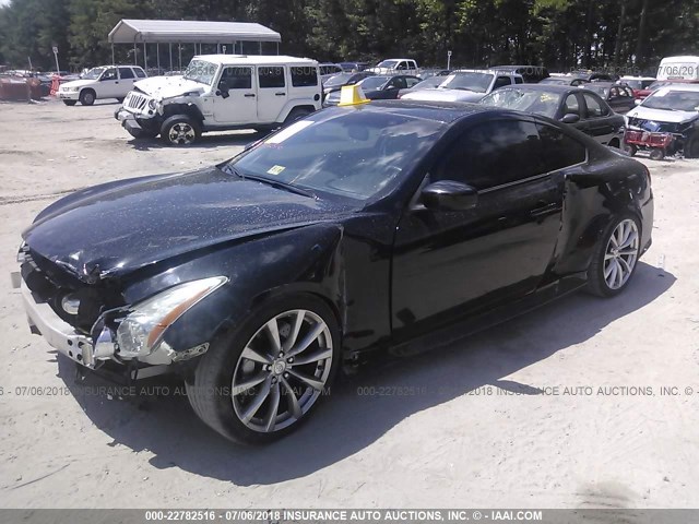 JNKCV64EX8M101878 - 2008 INFINITI G37 JOURNEY/SPORT BLACK photo 2