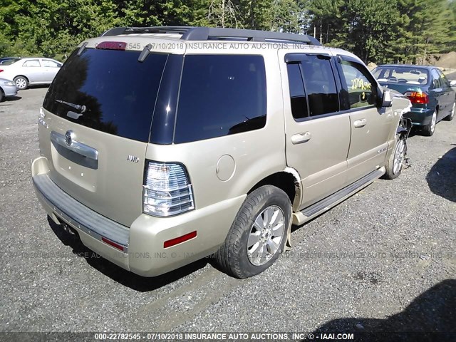 4M2EU47E47UJ06080 - 2007 MERCURY MOUNTAINEER LUXURY GOLD photo 4