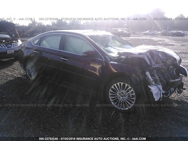4T1BK1EB5HU257190 - 2017 TOYOTA AVALON XLE PLUS/PREMIUM/TOUR/LTD PURPLE photo 1