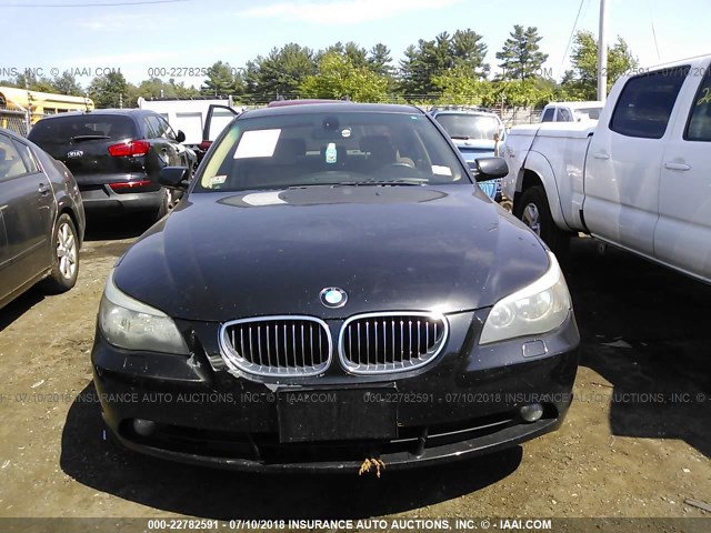 WBANF33587CS38973 - 2007 BMW 525 XI BLACK photo 6