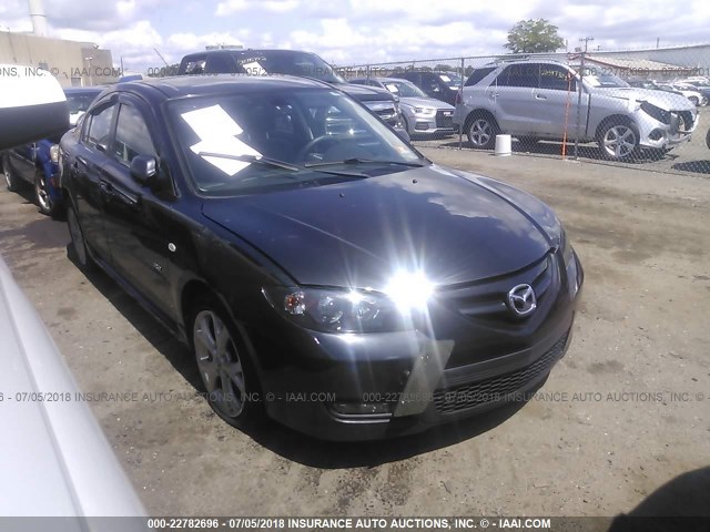 JM1BK324481789103 - 2008 MAZDA 3 S BLACK photo 1