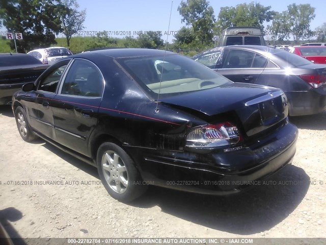 1MEFM55S0YG609550 - 2000 MERCURY SABLE LS PREMIUM BLACK photo 3