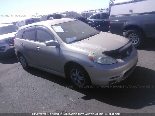 2T1KY38E03C087055 - 2003 TOYOTA COROLLA MATRIX XRS GOLD photo 1