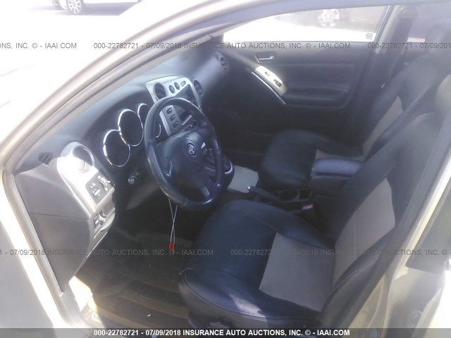 2T1KY38E03C087055 - 2003 TOYOTA COROLLA MATRIX XRS GOLD photo 5