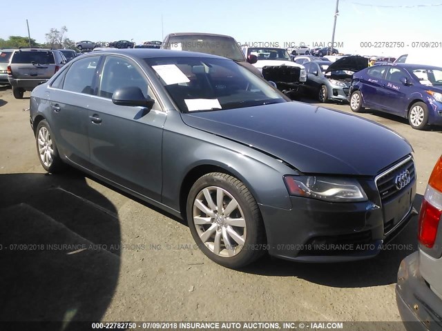 WAUSF78K59A079630 - 2009 AUDI A4 PREMIUM PLUS GRAY photo 1