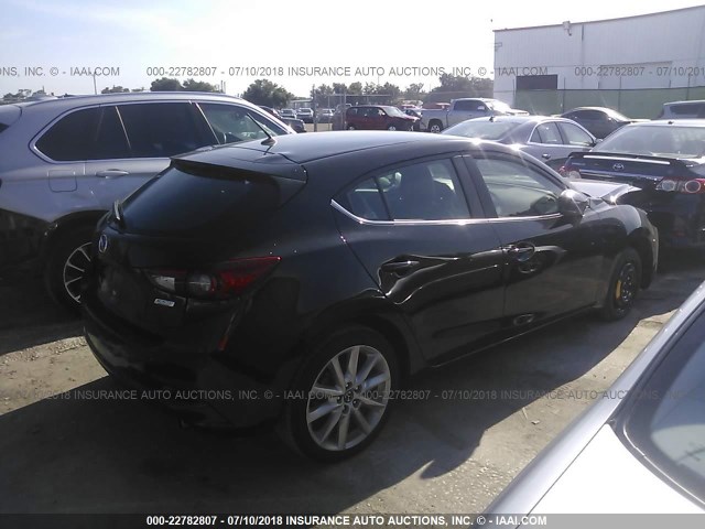 3MZBN1L75HM126594 - 2017 MAZDA 3 TOURING BLACK photo 4