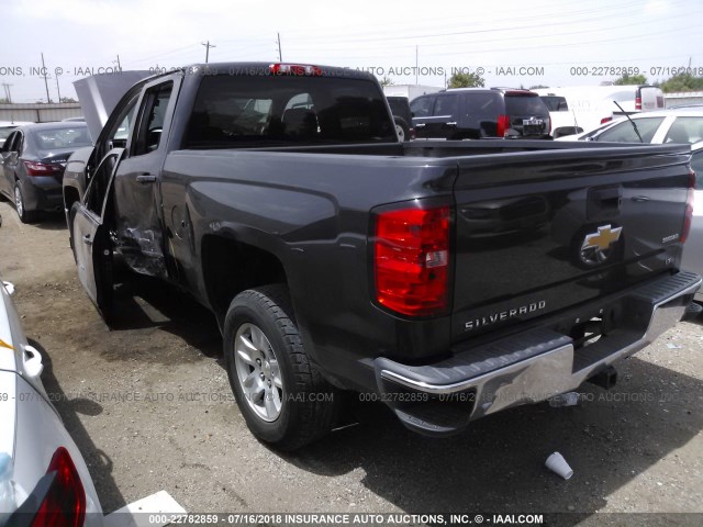 1GCRCREH5FZ280374 - 2015 CHEVROLET SILVERADO C1500 LT GRAY photo 3