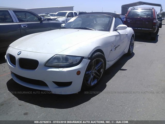 5UMBT93598LY53756 - 2008 BMW M ROADSTER WHITE photo 2
