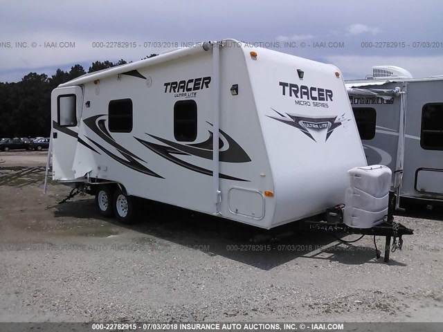 5ZT2TRKB2AB500135 - 2010 FOREST RIVER TRACER TRAVEL TRAILER  WHITE photo 1