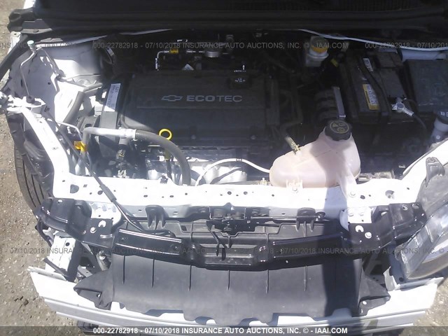 1G1JB5SH6H4143997 - 2017 CHEVROLET SONIC LS 白色 照片 10