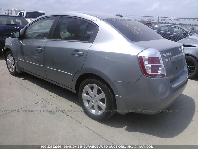 3N1AB61E59L636055 - 2009 NISSAN SENTRA 2.0/2.0S/2.0SL GRAY photo 3