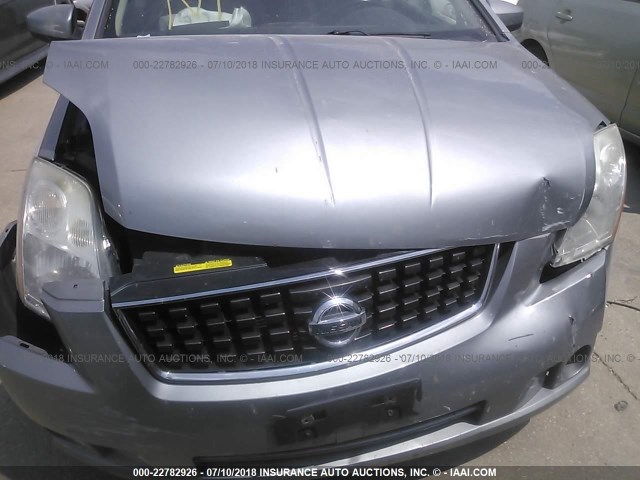 3N1AB61E59L636055 - 2009 NISSAN SENTRA 2.0/2.0S/2.0SL GRAY photo 6