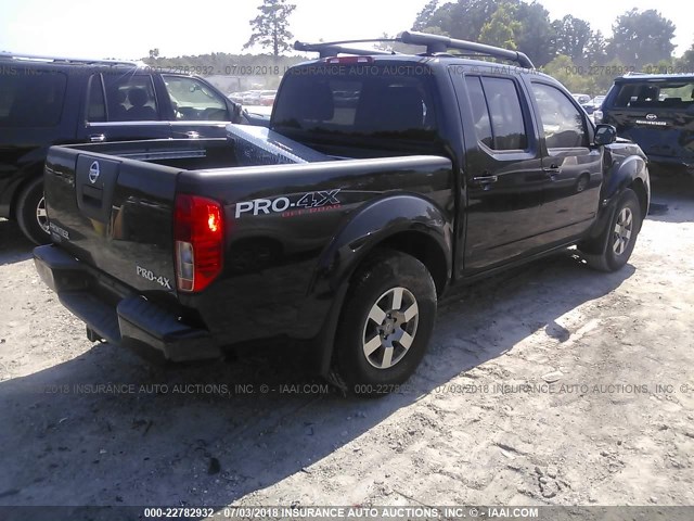 1N6AD0EVXCC430308 - 2012 NISSAN FRONTIER S/SV/SL/PRO-4X BLACK photo 4