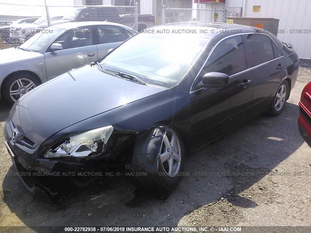 1HGCM56895A087007 - 2005 HONDA ACCORD EX BLACK photo 2