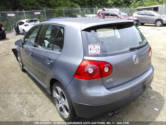 WVWGD71K79W138561 - 2009 VOLKSWAGEN GTI GRAY photo 3