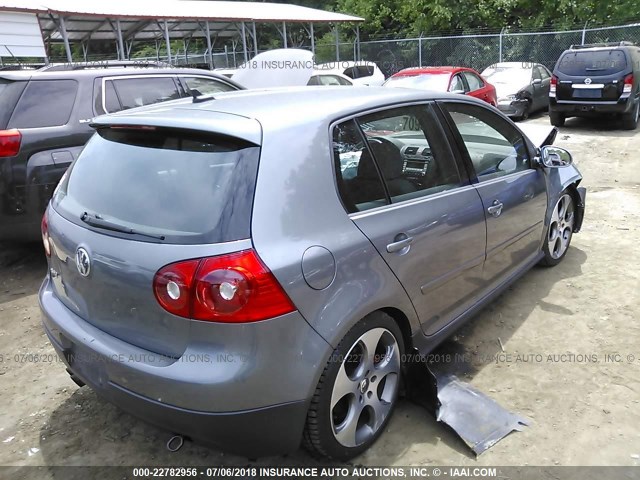 WVWGD71K79W138561 - 2009 VOLKSWAGEN GTI GRAY photo 4