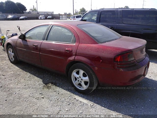 1B3EL46X46N111849 - 2006 DODGE STRATUS SXT MAROON photo 3