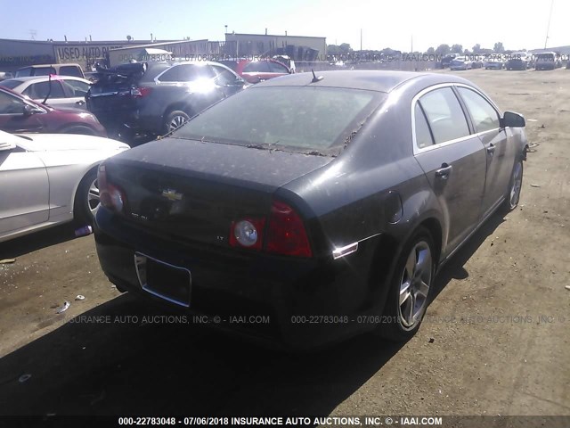 1G1ZH57B194261298 - 2009 CHEVROLET MALIBU 1LT 黑色 照片 4