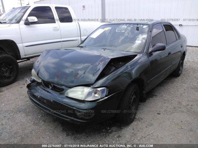1NXBR12E6YZ392317 - 2000 TOYOTA COROLLA VE/CE/LE 绿色 照片 2