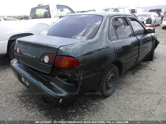 1NXBR12E6YZ392317 - 2000 TOYOTA COROLLA VE/CE/LE GREEN photo 4