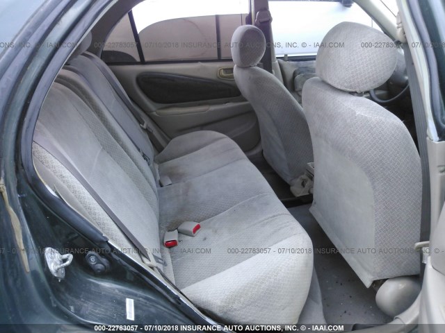 1NXBR12E6YZ392317 - 2000 TOYOTA COROLLA VE/CE/LE 绿色 照片 8
