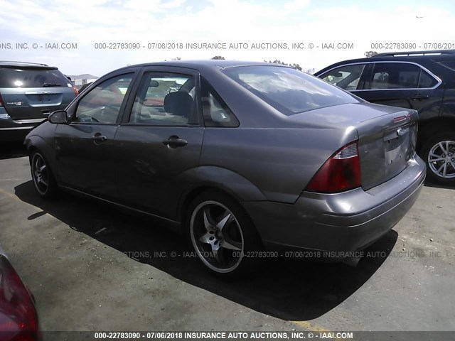 1FAFP34NX7W259332 - 2007 FORD FOCUS ZX4/S/SE/SES 灰色 照片 3