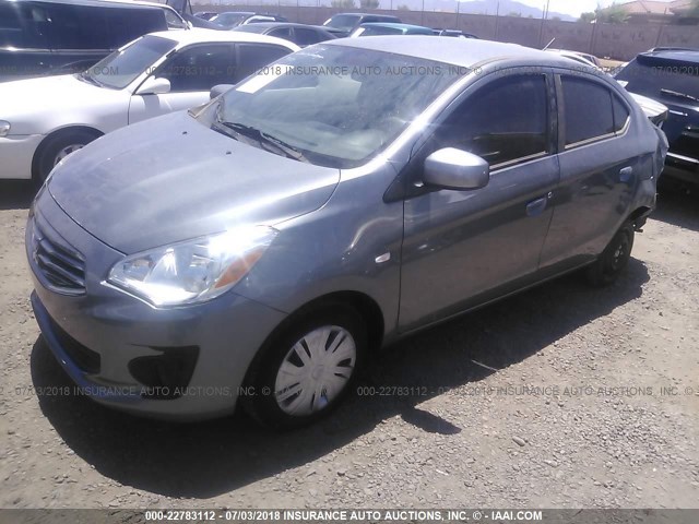 ML32F3FJ4JHF08747 - 2018 MITSUBISHI MIRAGE G4 ES Серый фото 2