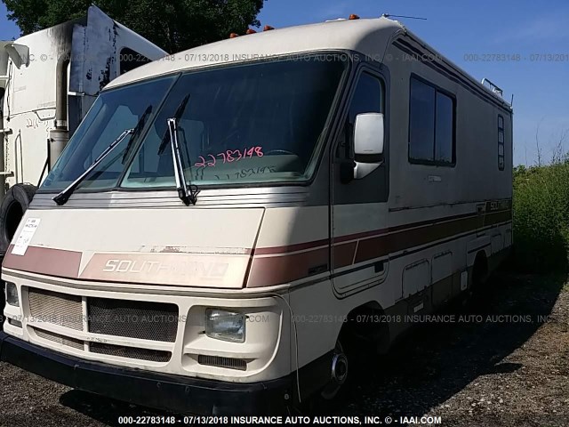 1GBJP37WXJ3309958 - 1988 FLEETWOOD MOTOR HOME  TAN photo 2