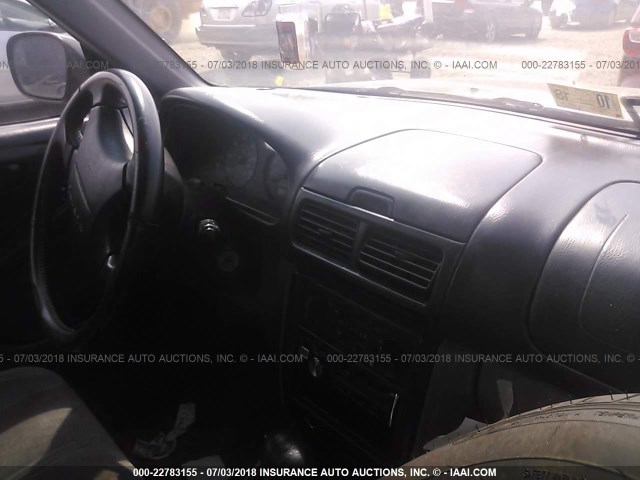 JF1SF65612H721350 - 2002 SUBARU FORESTER S BLACK photo 5