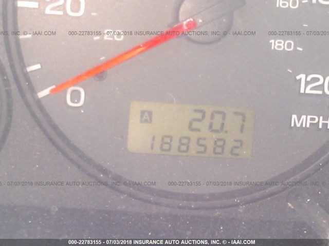 JF1SF65612H721350 - 2002 SUBARU FORESTER S BLACK photo 7