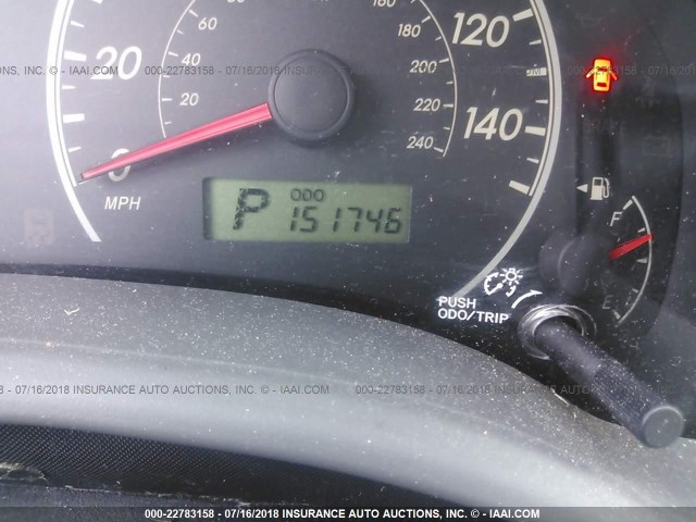 JTDBL40E29J009034 - 2009 TOYOTA COROLLA LE/XLE BLACK photo 7