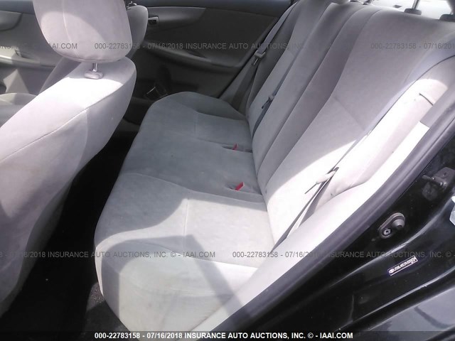 JTDBL40E29J009034 - 2009 TOYOTA COROLLA LE/XLE BLACK photo 8