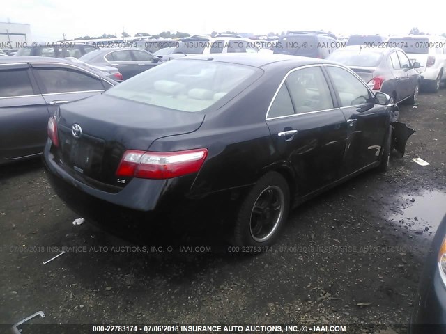 4T1BE46K89U353128 - 2009 TOYOTA CAMRY SE/LE/XLE BLACK photo 4