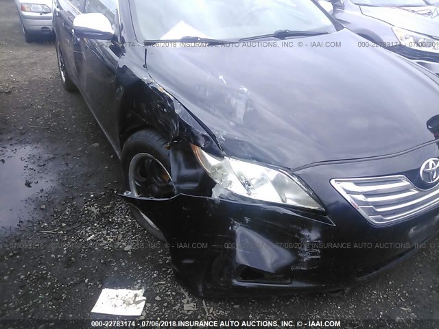 4T1BE46K89U353128 - 2009 TOYOTA CAMRY SE/LE/XLE BLACK photo 6