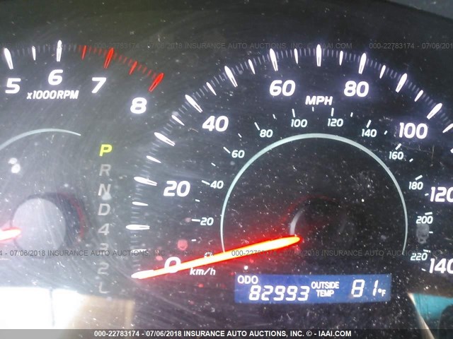 4T1BE46K89U353128 - 2009 TOYOTA CAMRY SE/LE/XLE BLACK photo 7