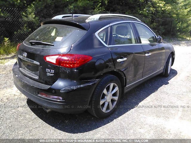 JN1AJ0HRXAM750703 - 2010 INFINITI EX35 JOURNEY BLACK photo 4