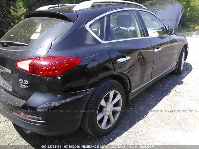 JN1AJ0HRXAM750703 - 2010 INFINITI EX35 JOURNEY BLACK photo 6