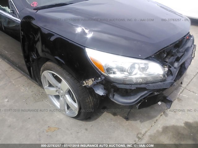 1G11J5SX4DU148782 - 2013 CHEVROLET MALIBU LTZ 黑色 照片 6