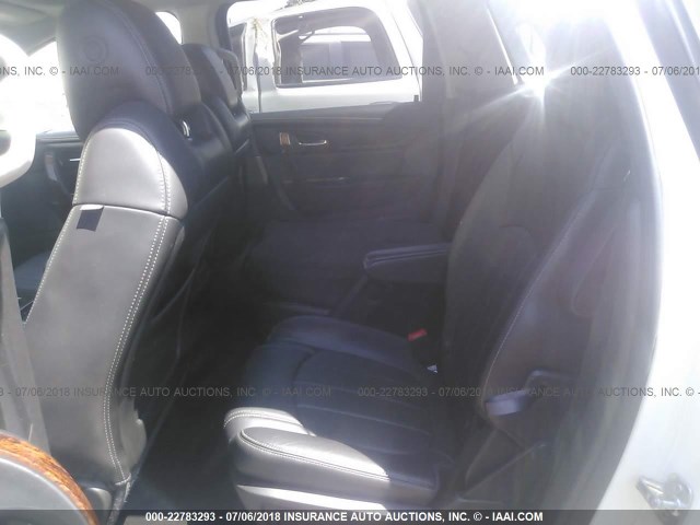 1GNKVLKD2DJ140036 - 2013 CHEVROLET TRAVERSE LTZ WHITE photo 8