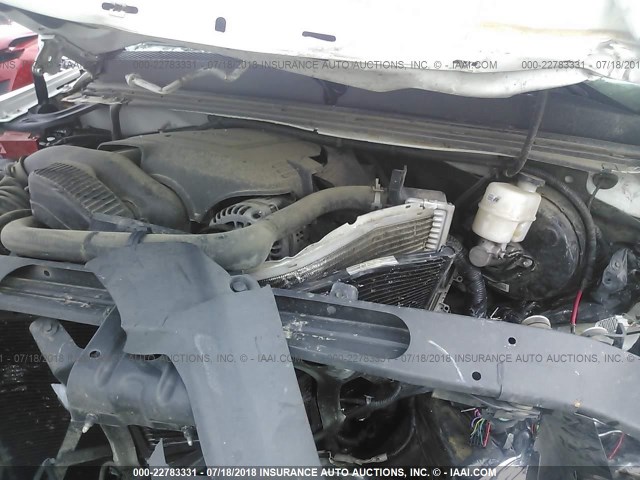 3GTP1VE02CG123428 - 2012 GMC SIERRA C1500 SLE WHITE photo 10