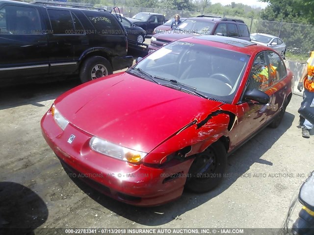 1G8ZH52871Z282810 - 2001 SATURN SL1 RED photo 2