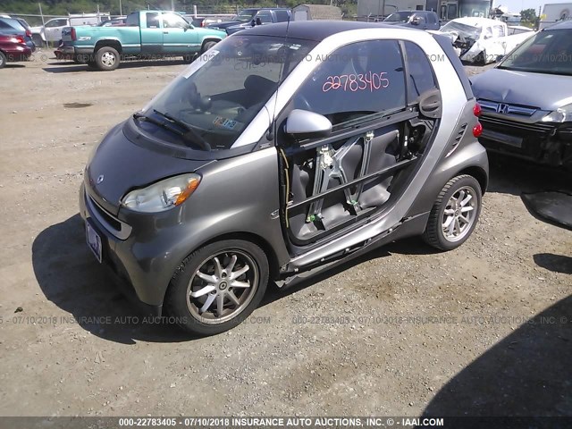 WMEEJ3BA1AK332899 - 2010 SMART FORTWO PURE/PASSION SILVER photo 2